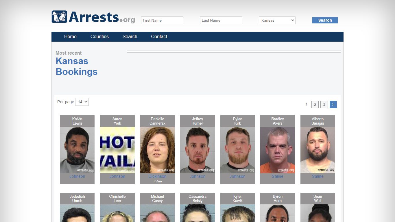 Kansas Arrests and Inmate Search